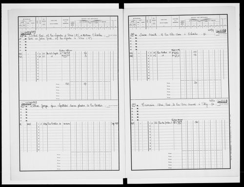 matrice cadastrale des propriétés bâties, 1911-1970, 7e vol. (cases 4231-4437)