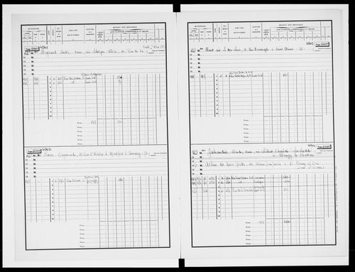matrice cadastrale des propriétés bâties, 1911-1970, 7e vol. (cases 4231-4437)