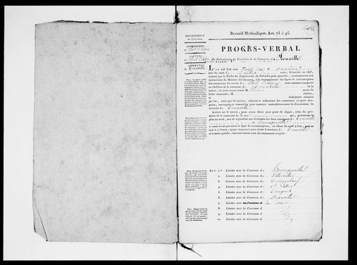 Procès-verbal de délimitation du territoire