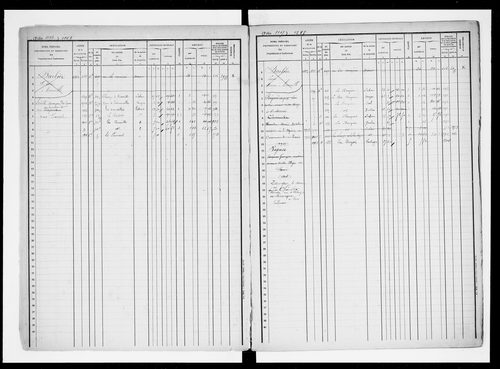 matrice cadastrale des propriétés foncières (bâties et non bâties), 1830-1913, 3e vol. (folios 1105-1604)