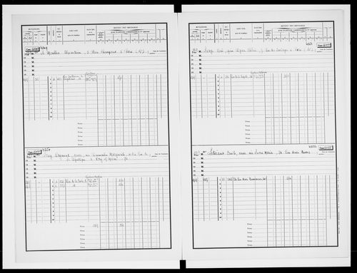 matrice cadastrale des propriétés bâties, 1911-1970, 7e vol. (cases 4231-4437)