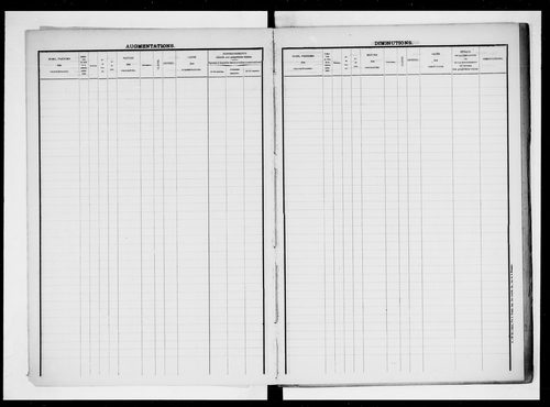 matrice cadastrale des propriétés foncières (bâties et non bâties), 1830-1913, 3e vol. (folios 1105-1604)