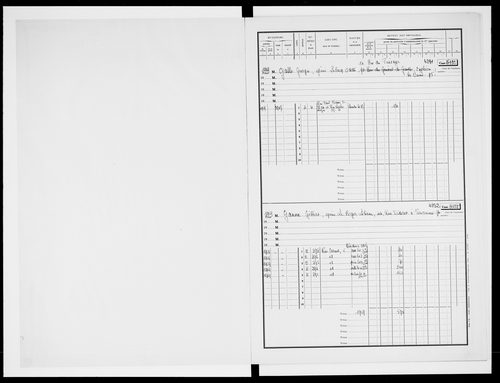 matrice cadastrale des propriétés bâties, 1911-1970, 7e vol. (cases 4231-4437)