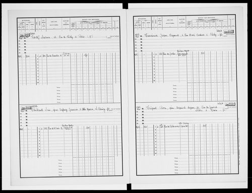 matrice cadastrale des propriétés bâties, 1911-1970, 7e vol. (cases 4231-4437)