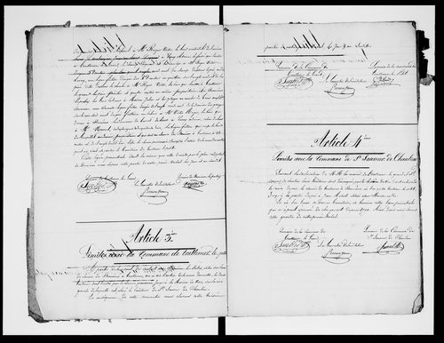 Procès-verbal de délimitation du territoire