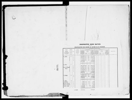 matrice cadastrale des propriétés non bâties, 1913-1965, 1er vol. (folios 1-500)