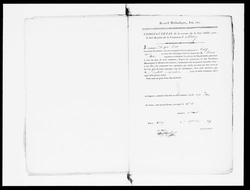 Procès-verbal de délimitation du territoire