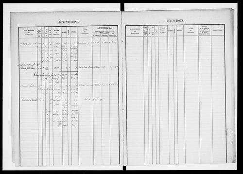 matrice cadastrale des propriétés foncières (bâties et non bâties)