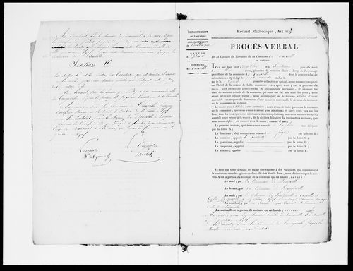 Procès-verbal de délimitation du territoire