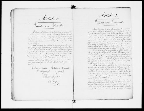 Procès-verbal de délimitation du territoire