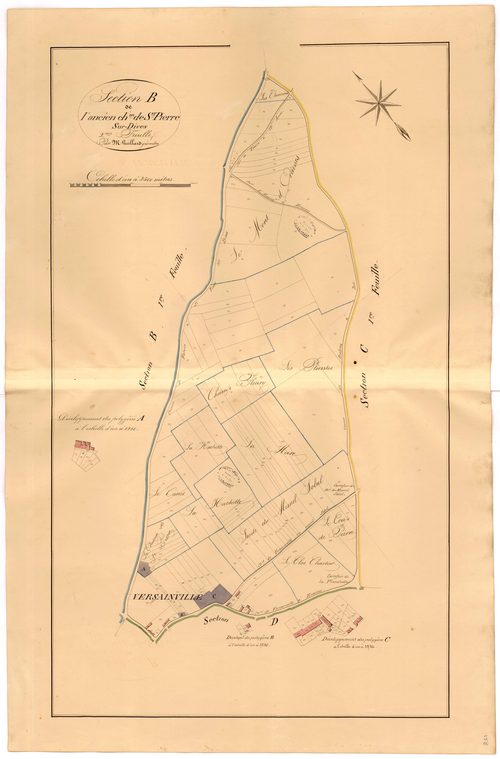 Section B2 de l'ancien chemin de St Pierre-sur-Dives