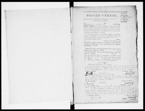 état de section (1820)
