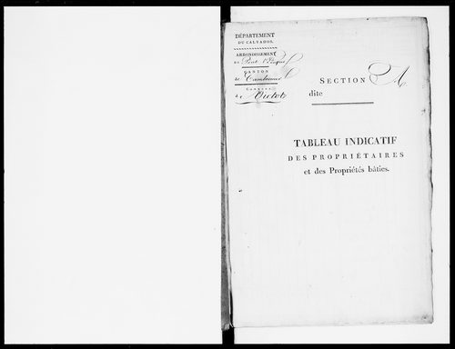 état de section (1820)