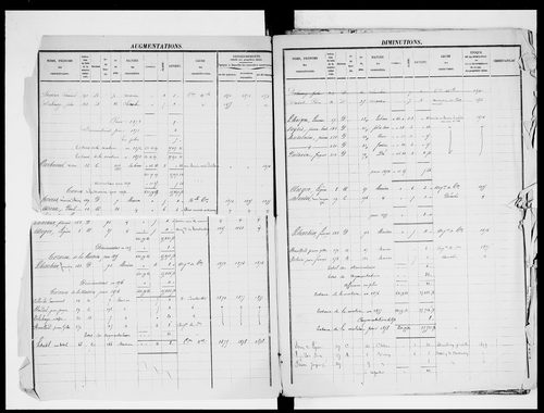 matrice cadastrale des propriétés foncières (bâties et non bâties)