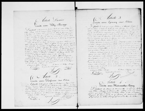 Procès-verbal de délimitation du territoire