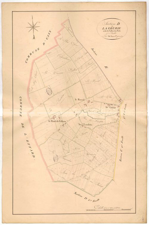Section D1 de La Grurie et de la Vallée des puits