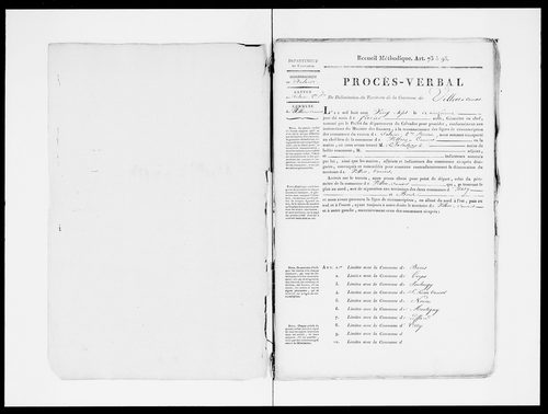 Procès-verbal de délimitation du territoire