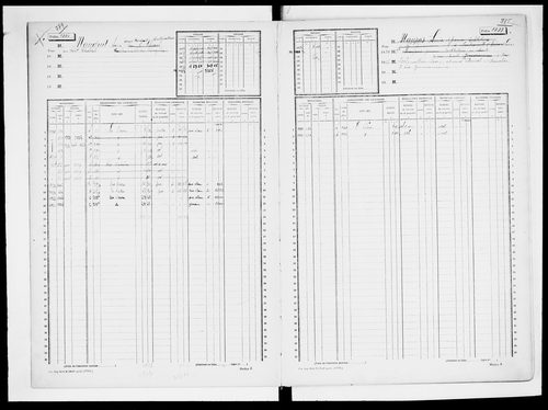 matrice cadastrale des propriétés non bâties, 1913-1955, 3e vol. (folios 1001-1400)