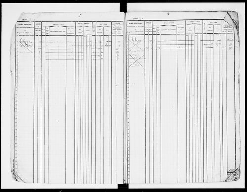 matrice cadastrale des propriétés foncières (bâties et non bâties), 1835-1913, 2e vol. (folios 577-1152)