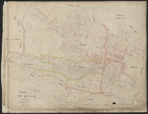 Section AB dite du bourg : planchette n° 1