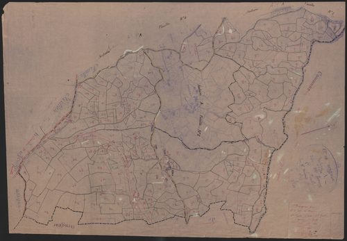 Section A dite de Drugeac : 1ère feuille partie (n° 93 à 203) et 3e feuille