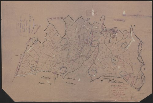 Section A dite de Drugeac : 1ère feuille partie (n° 1 à 92, 455 à 567) et 4e feuille