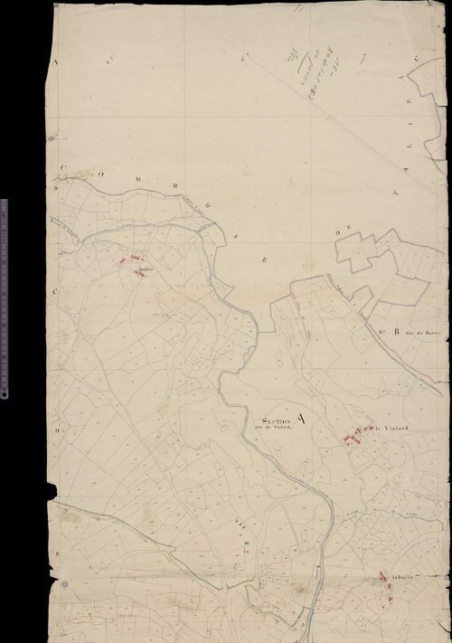 Section A dite du Viallard (Fontès, le Viallard et Laborie) et B dite du Barret