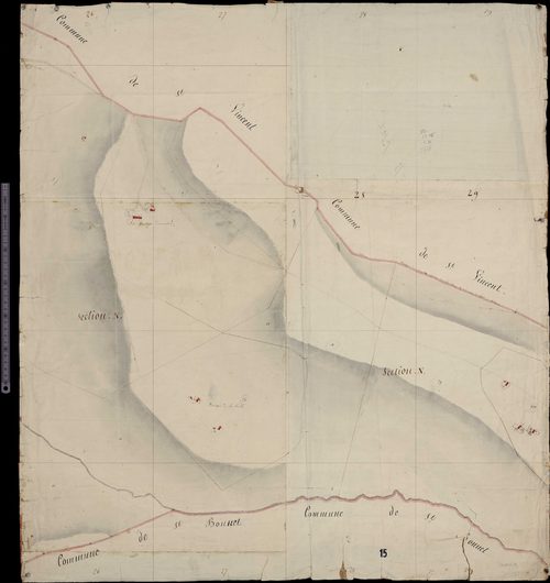 Section N (Limites de commune avec Saint-Vincent-de-Salers et Saint-Bonnet-de-Salers)