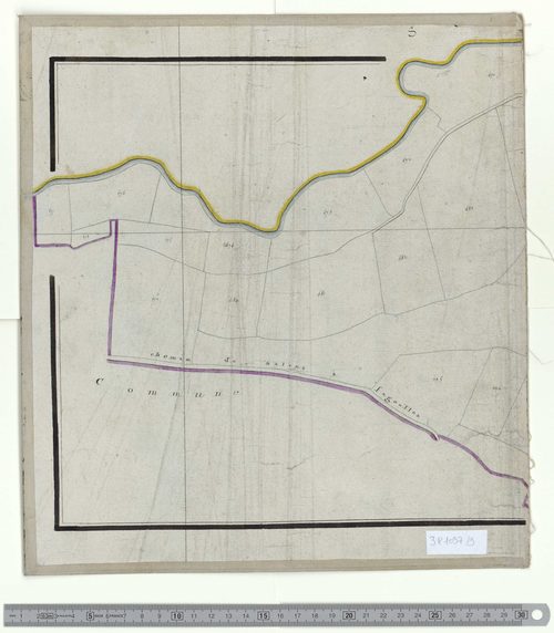 Section F1 dite d'Aubagnac (partie gauche du plan)