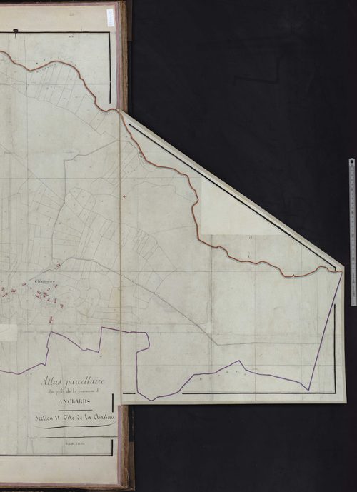Section H dite de la Chasseire (partie droite du plan)