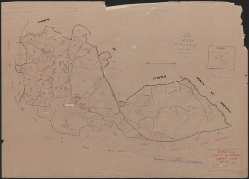 Section D dite de Montfort : 3e feuille partie (n° 417 à 502), 4e feuille partie (n° 628 à 643)