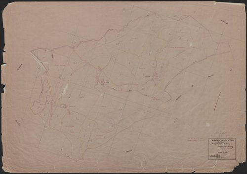 Section A1 dite du bourg : partie (n° 1 à 51, 85 à 91 et 96 à 109)