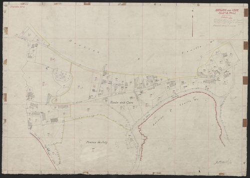 Section A dite du bourg 1ère et 2e feuilles : planche n° 3