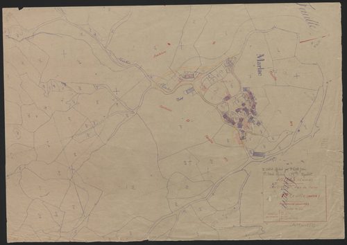 Section D1 dite de Marlat : développement du hameau de Marlat