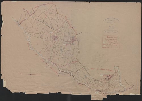 Section C dite du Bac : 1ère feuille partie (n° 1 à 15), 3e feuille partie (n° 230 à 276), 4e feuille partie (n° 406 à 513)