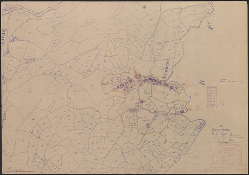 Section B2 dite de Bassignac : développement du hameau de Brousse