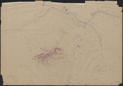Section A1 dite de Bredons : développement du bourg de Bredons