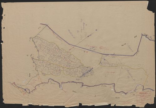 Section C dite de la Molède : 1ère feuille partie (n° 5 à 88), 2e feuille partie (n° 162 à 164, 173)