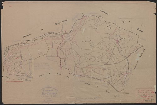 Section A dite du Puech : 1ère feuille, 2e feuille partie (n° 206 à 232), 3e feuille partie (n° 334 à 341)