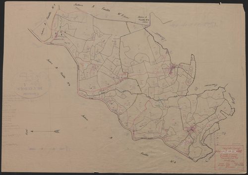 Section A dite du Puech : 2e feuille partie et 3e feuille partie (n° 96 à 98, 145 à 164, 172 à 246, 294 à 361)