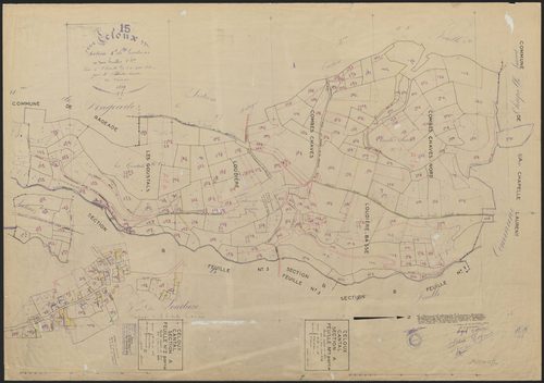 Section A : 1ère feuille partie (n° 56 à 170), 2e feuille partie (n° 338 à 434)