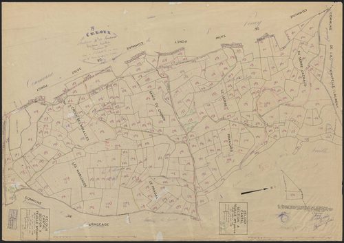 Section A : 1ère feuille partie (n° 1 à 252), 2e feuille partie (n° 253 à 500)