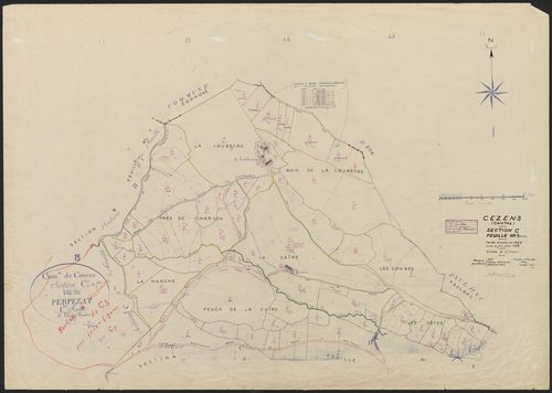 Section C : 1ère feuille partie (n° 1 à 66, 73 à 89)