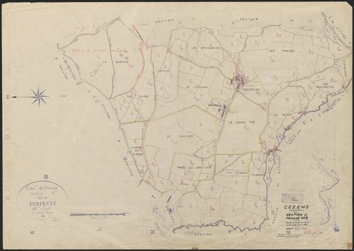 Section C : 1ère feuille partie (n° 67 à 72) et 3e feuille