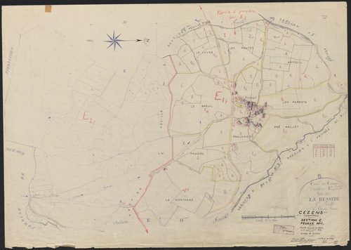 Section E : 1ère feuille partie (n° 1 à 73, 84 à 128)