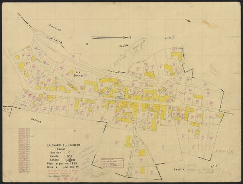 Section C : 3e feuille partie (n° 248 à 403)