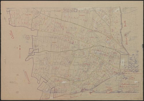 Section A dite de Serpoulou : 1ère feuille partie (n° 31 à 93, 117 à 148, 173 à 271), 2e feuille