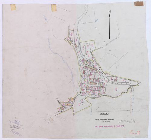 Section E : 3e feuille partie (dévellopement du hameau de Feniers)