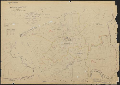 Section E : 1ère feuille, 2e feuille partie
