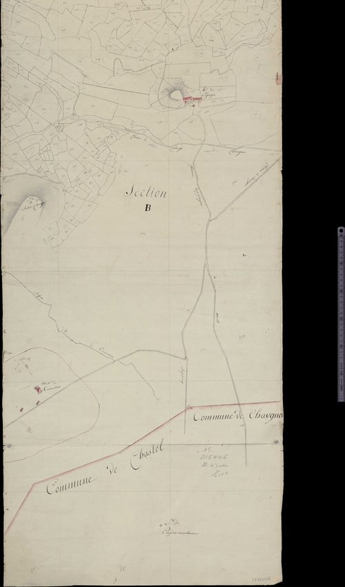 Section B (Pejoujou, Limites de commune avec Chastel-sur-Murat et Chavagnac)